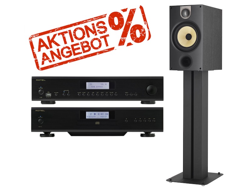 Bowers & Wilkins SOMMERAKTION: 685 S2 + Rotel A12 + CD14 Bundle