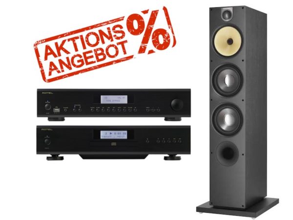 Bowers & Wilkins SOMMERAKTION: 683 S2 + Rotel A14 + CD14 Bundle