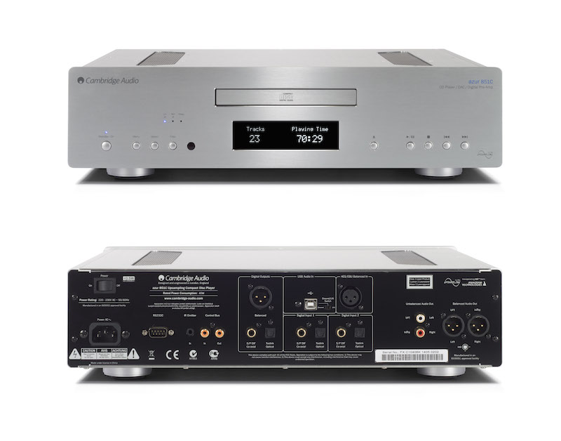 Cambridge Audio Azur 851C Upsampling-DAC , CD-Player & Vorverstärker - silber
