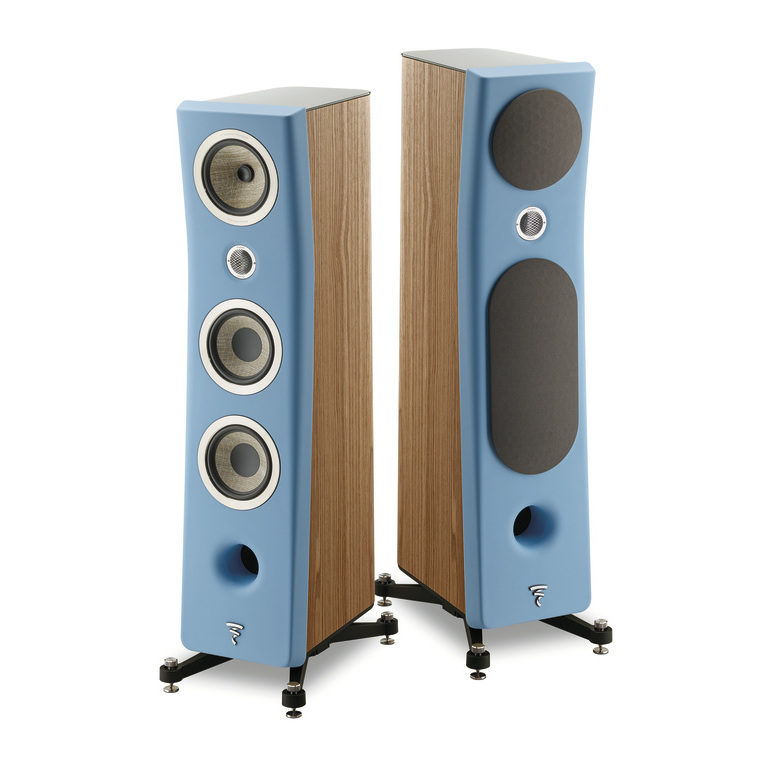 Focal Kanta N°2 - Standlautsprecher in Wood Veneere Gauloise Blue (im Paar)