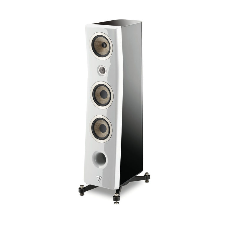Focal Kanta N°2 - Standlautsprecher in Black High Gloss White Carrara (Beispielabbildung)