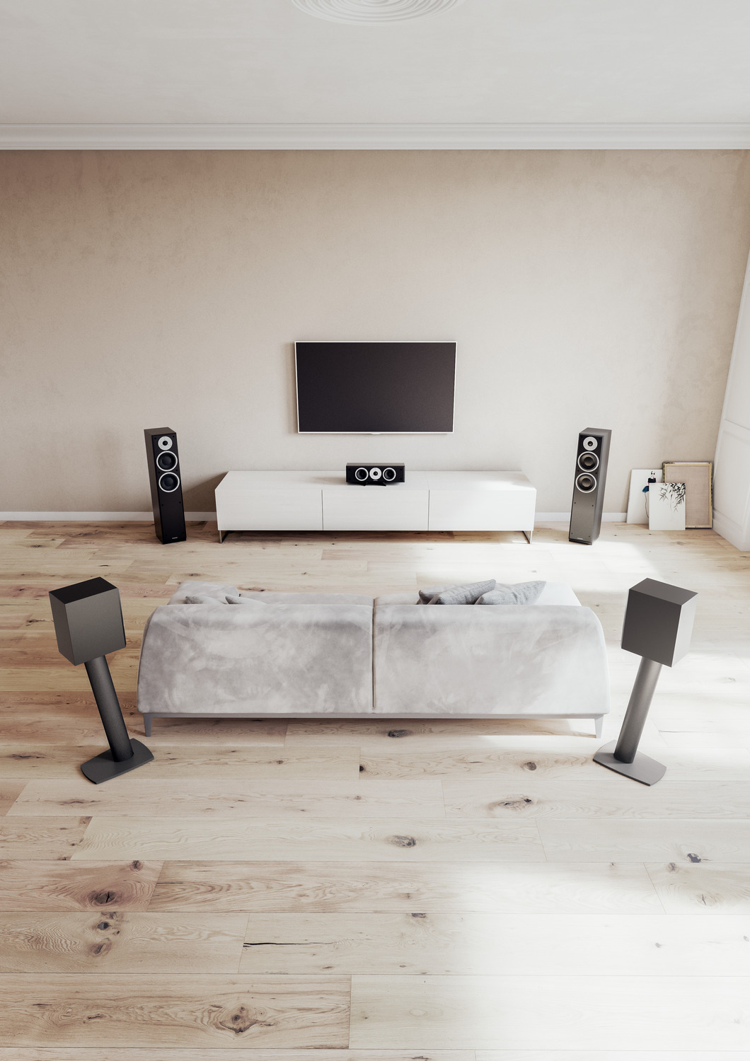 Dynaudio Emit Serie, seidenmatt schwarz
