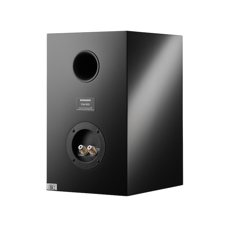 Dynaudio Emit M20, seidenmatt schwarz - Rückseite